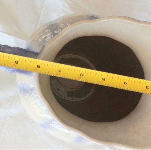 Porcelain Pitcher & Bowl Combo 1 foot Pouring Pitcher and a large 16 in bowl. - Picture 7 of 9